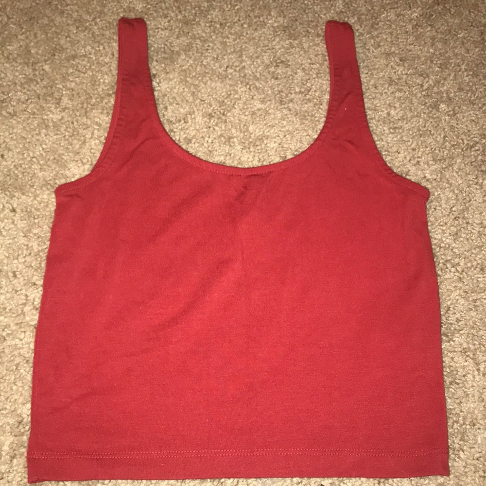 Red Crop Top